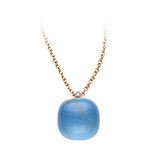 Mini Sweety avec quartz rutile, agate bleue et nacre_