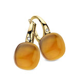 Mini Sweety with Madeira citrine and mother of pearl_