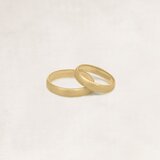 Classic wedding ring 4mm (convex variant)_