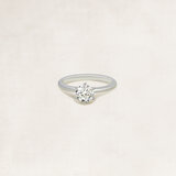 Bague solitaire taille brillant - OR5074_