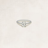 Ovaal solitaire ring - OR5024_