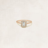 Emerald cut halo ring - OR61815_