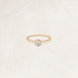 Bague solitaire taille brillant -  OR9549_