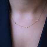Birthstone Necklace: 3 stones_