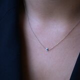 Birthstone Necklace: 1 stone_