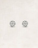 Gold earrings with diamonds - OR62738_