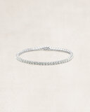 Gold tennis bracelet with diamonds - OR20196_