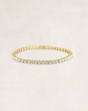 Gold tennis bracelet with diamonds - OR24220_