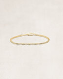 Gold tennis bracelet with diamonds - OR62131_