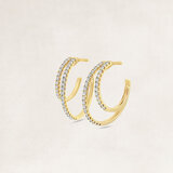 Creole earring diamonds - OR69656_