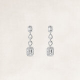 Gold earrings with diamonds - OR73859_
