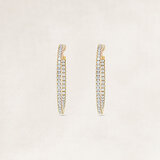 Creole earring diamonds - OR74216_