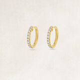Creole earring diamonds - OR75076_