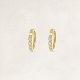 Creole earring diamonds - OR76187_