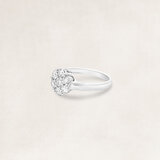 Golden ring with diamond - OR25219_