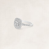 Golden ring with diamond - OR69871_