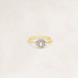 Golden ring with diamond - OR73268_