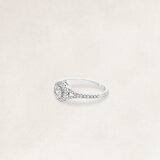 Golden ring with diamond - OR61911_