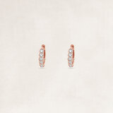 Creole earring diamonds - OR62375_