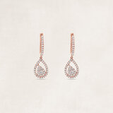 Creole earring diamonds - OR70260_