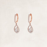 Creole earring diamonds - OR70260_