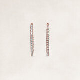 Creole earring diamonds - OR75264_