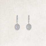 Creole earring diamonds - OR75273_