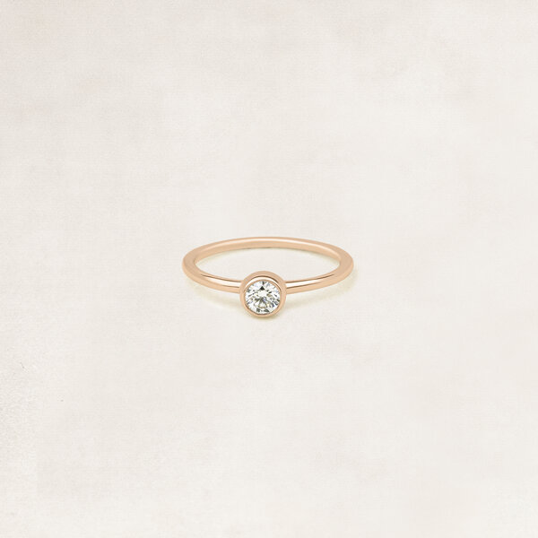 Brilliant cut solitaire ring -  OR9549