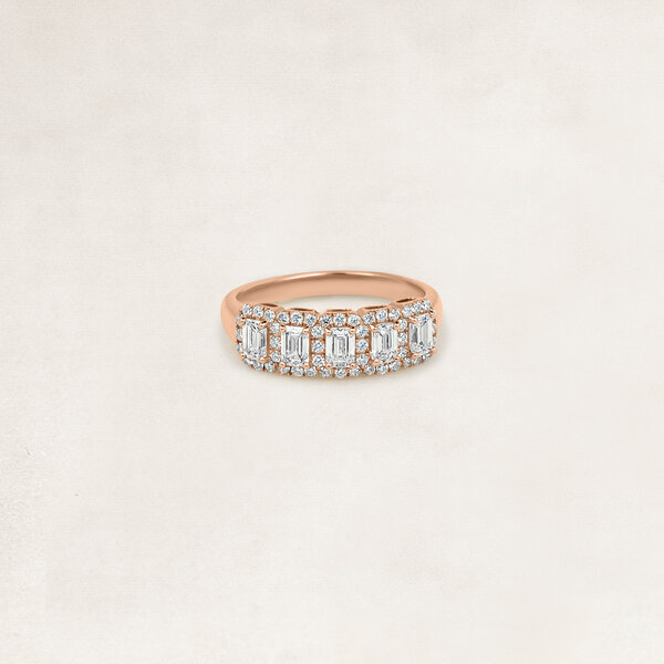 Gouden ring met diamant - OR70456