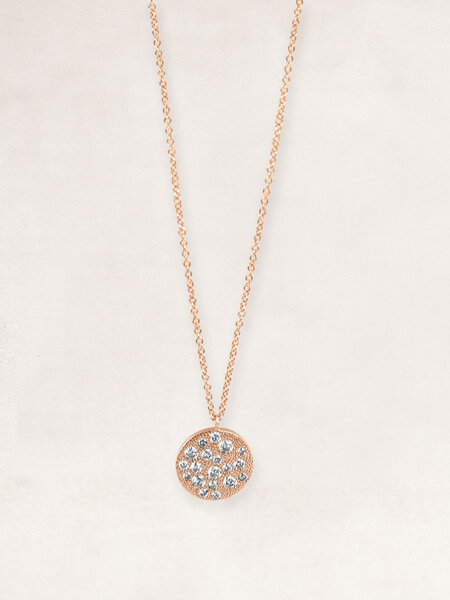 Gold Necklace with diamond- OR72289