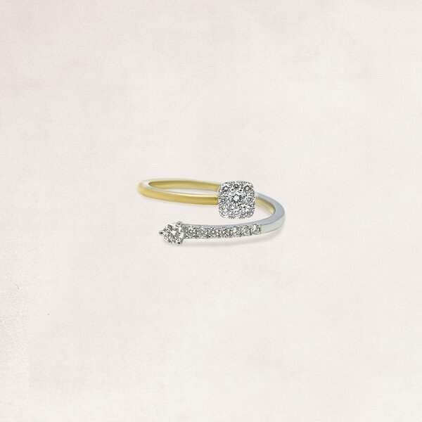 Gouden ring met diamant - OR37804