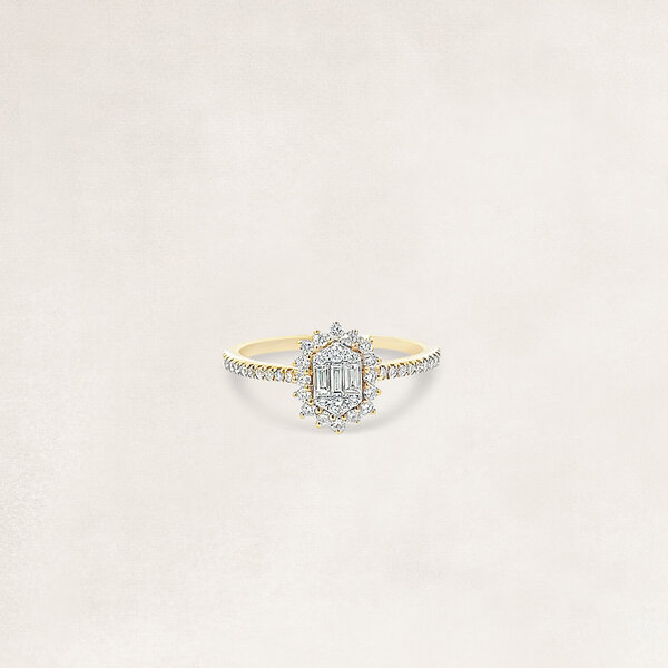 Gouden ring met diamant - OR72260