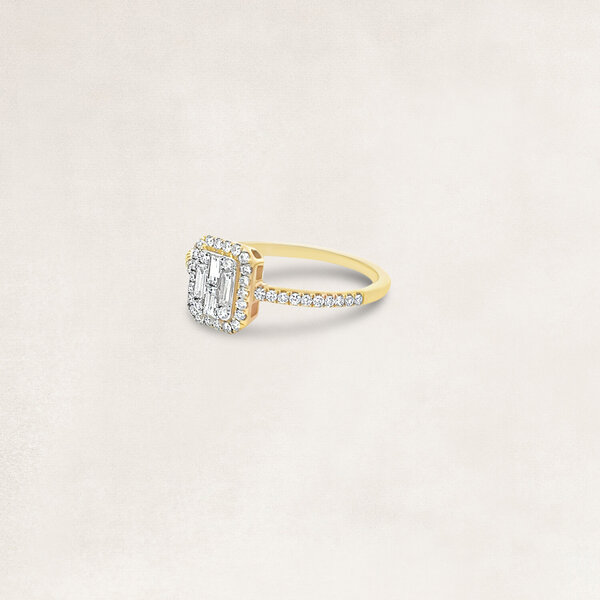 Gouden ring met diamant - OR73488