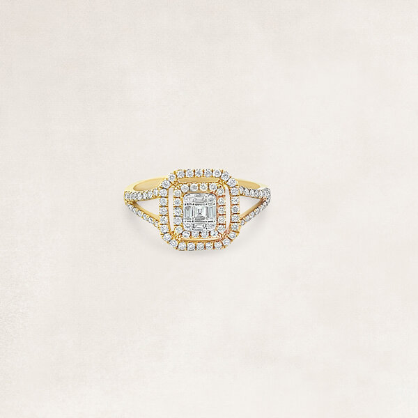 Gouden ring met diamant - OR61767