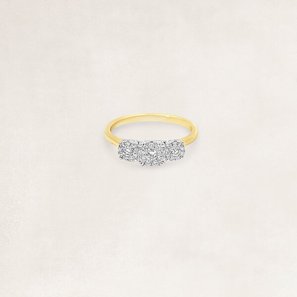 Gouden ring met diamant - OR69960