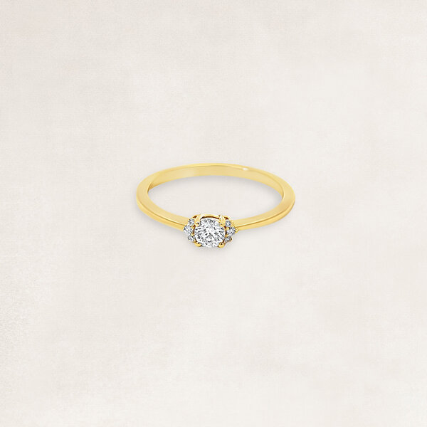 Gouden ring met diamant - OR74345