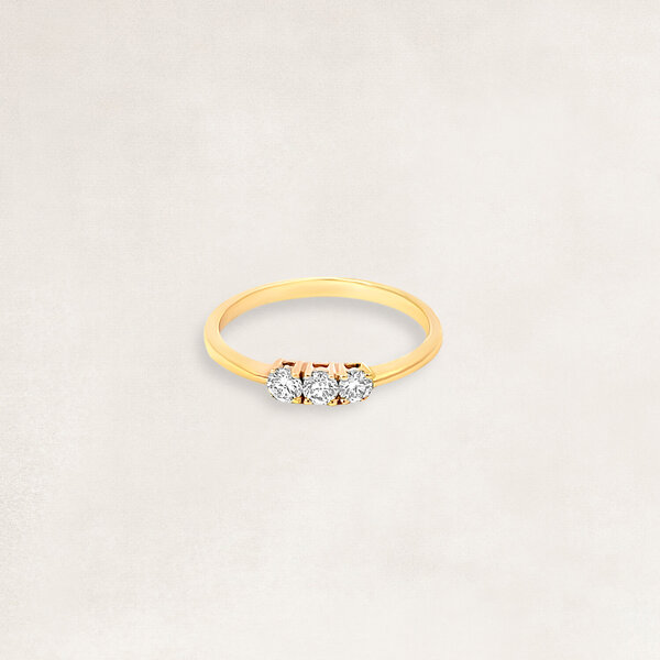 Gouden ring met diamant - OR69767