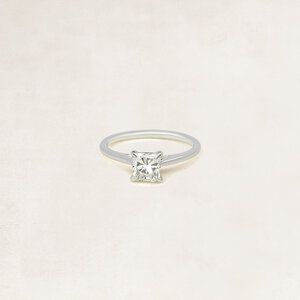 Bague solitaire taille cushion -  OR5250