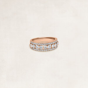 Gold ring with diamond- OR70456