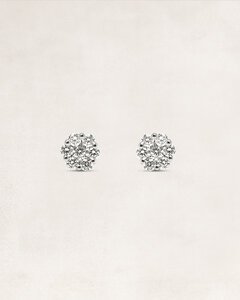 Gold earrings with diamonds - OR69750
