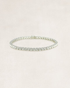 Gold tennis bracelet with diamonds - OR24220