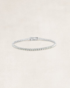 Gold tennis bracelet with diamonds - OR72909
