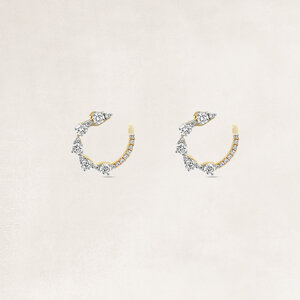 Creole earring diamonds - OR76072