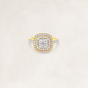 Gouden ring met diamant - OR69880