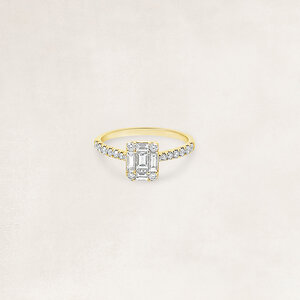 Gouden ring met diamant - OR70089