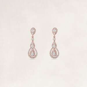 Boucle d'oreille avec diamants - OR11246