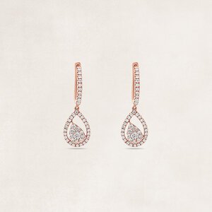 Creole earring diamonds - OR70260