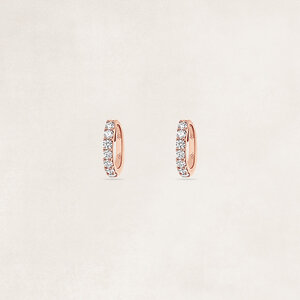 Creole earring diamonds - OR72203