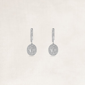 Creole earring diamonds - OR75273